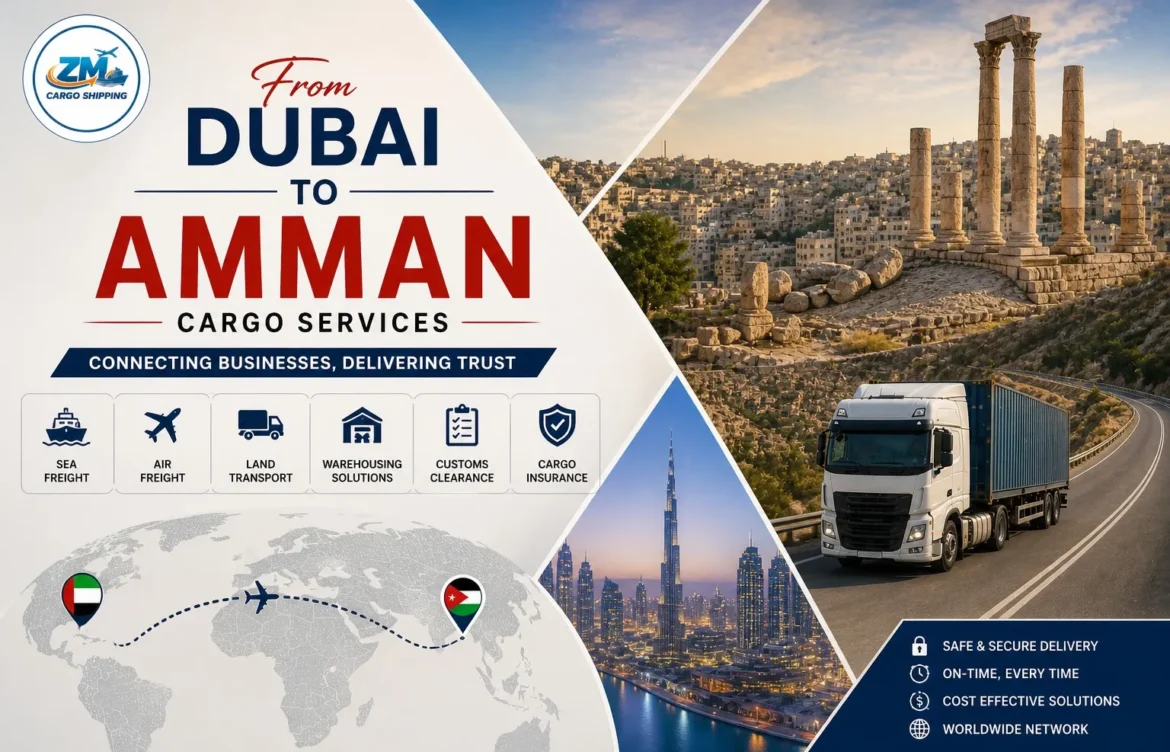 Dubai to Amman Cargo Services