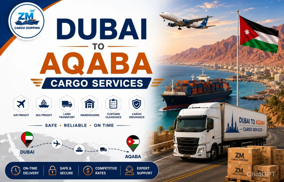 Dubai to Aqaba Cargo Services