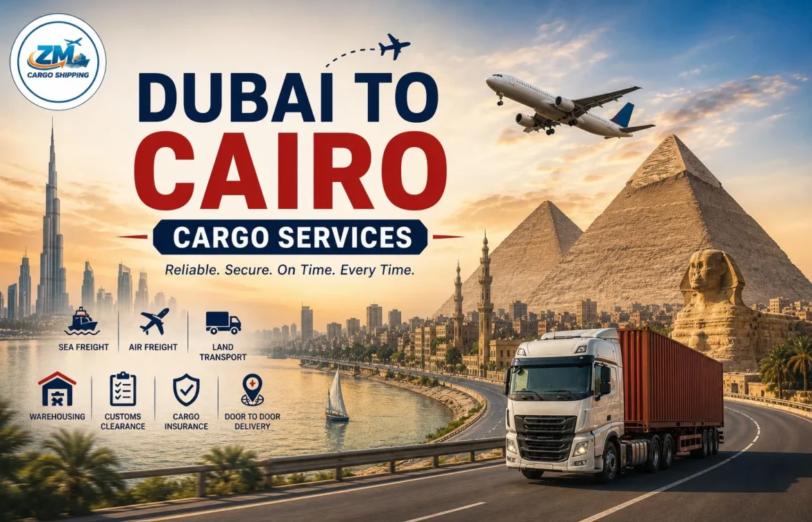 Dubai to Cairo Cargo Services