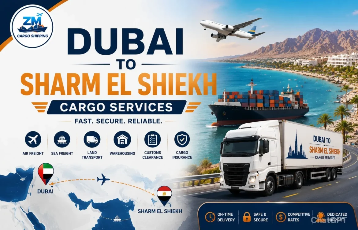 Dubai to Sharm El Shiekh Cargo Services