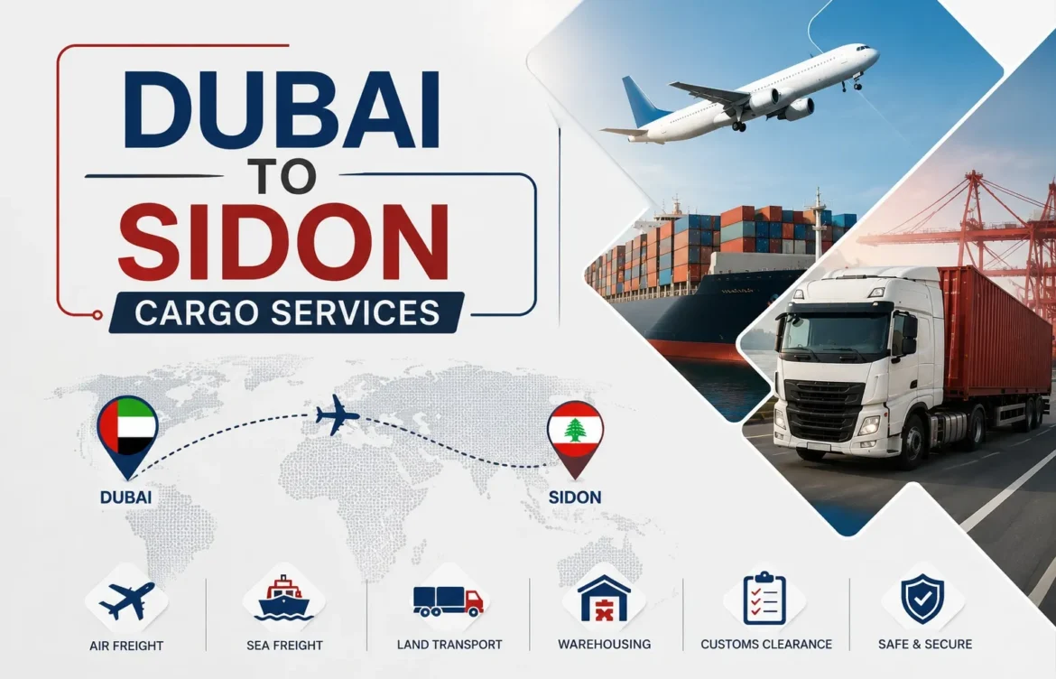 Dubai to Sidon Cargo Services