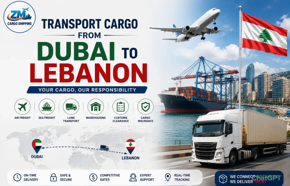Transport Cargo From Dubai To Lebanon